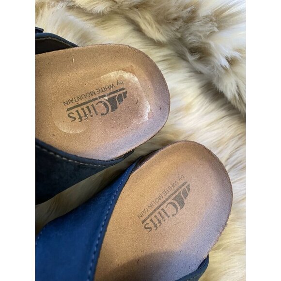 Cliffs By White Mountain Women's Blue Sandals Size 9M - Picture 3 of 8